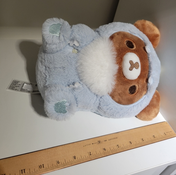 Rilakkuma Chairoikoguma San-X Original Plays with Dino Series Plush - - Picture 5 of 5